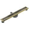 Mexen Flat 360° M33 linijinis rotacinis nutekėjimas 60 cm, Auksinė - 1533060-40