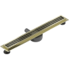 Mexen Flat 360° M33 linijinis sukamasis nutekėjimas 60 cm, auksinis - 1533060-40