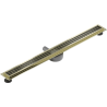Mexen Flat 360° M33 linijinis pasukamas nutekėjimas 80 cm, auksinis - 1533080-40