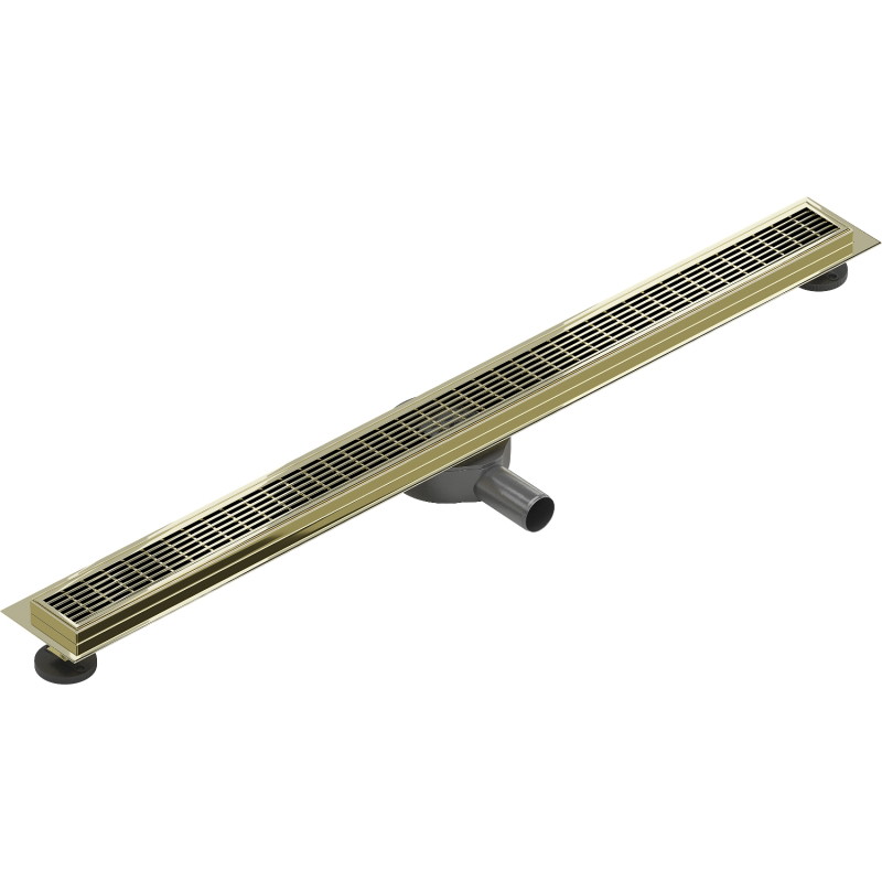 Mexen Flat 360° M33 besisukantis linijinis nutekėjimas 100 cm, auksinis - 1533100-40