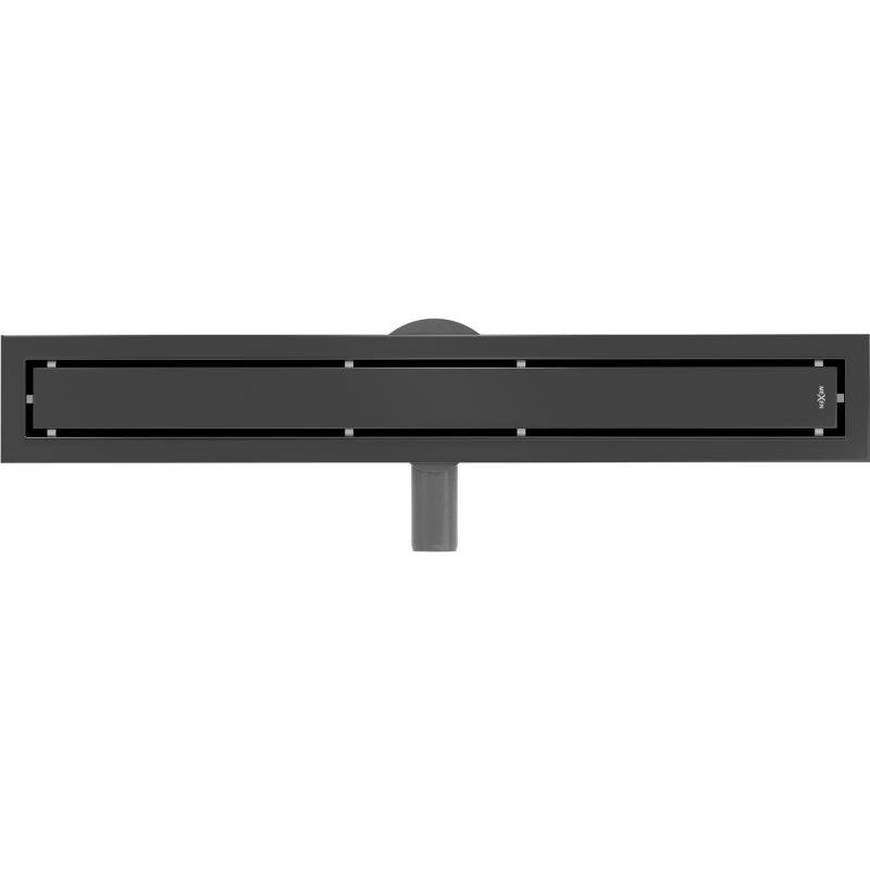 Mexen Flat 360° M13 linijinis sukamasis nutekėjimas 2w1 70 cm, juodas - 1710070-40
