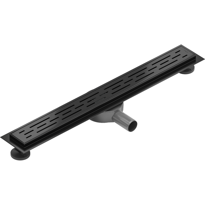 Mexen Flat 360° M01 pasukama linijinė drenažo sistema 50 cm, juoda - 1720050-40