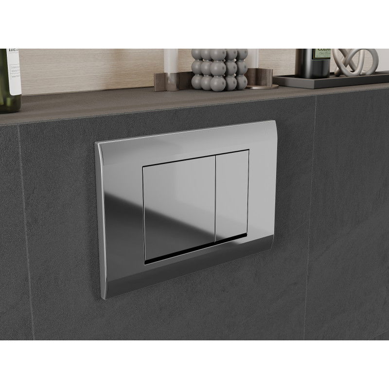 Mexen Fenix 01 nuleidimo mygtukas, blizgus chromas - 600101