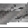 Mexen Mist-H L Duo dušo kabina su atveriamomis durelėmis 85 x 85 cm, skaidri, juoda - 8A5L-085L-085P-70-00