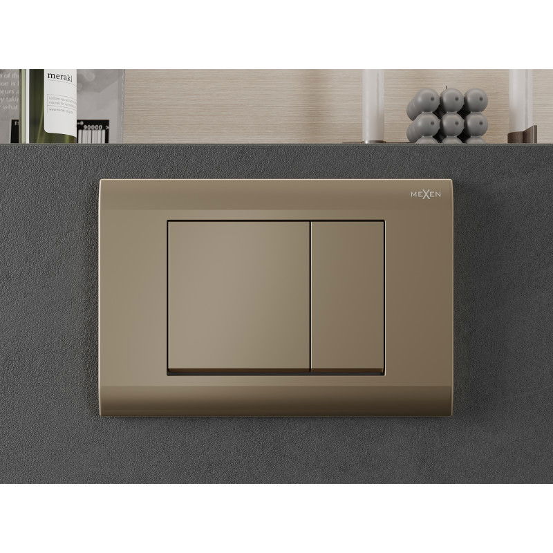 Mexen Fenix 01 nuleidimo mygtukas, auksinė šampaninė - 600104