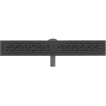 Mexen Flat 360° M12 linijinis rotacinis nutekėjimas 50 cm, Juoda - 1721050-40