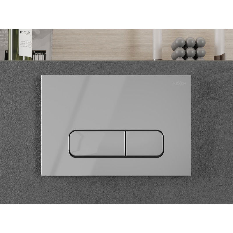 Mexen Fenix 02 nuleidimo mygtukas, blizgus chromas - 600201