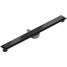 Mexen Flat 360° M12 linijinis rotacinis nutekėjimas 80 cm, Juoda - 1721080-40