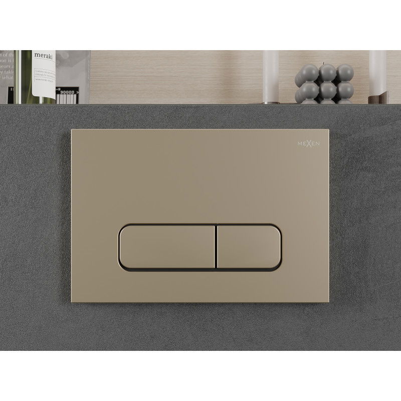 Mexen Fenix 02 nuleidimo mygtukas, šampano spalva - 600204