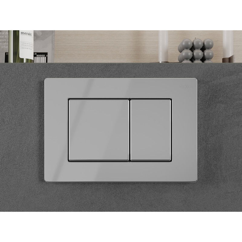 Mexen Fenix 03 nuleidimo mygtukas, blizgus chromas - 600311