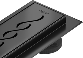 Mexen Flat 360° M18 linijinis pasukamas nutekėjimas 100 cm, juodas - 1723100-40