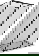 Mexen Rox-3S L dušas kabina 3 sienų stumdomos dešinė 105 x 120 cm, juodas rėmas, juoda - 8C2L-105-120-70-70-3S-P