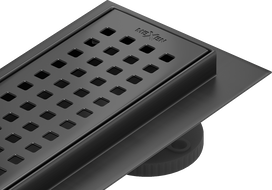Mexen Flat 360° M08 linijinis rotacinis nutekėjimas 50 cm, Juoda - 1725050-40