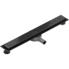 Mexen Flat 360° M08 linijinis rotacinis nutekėjimas 50 cm, Juoda - 1725050-40