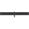 Mexen Flat 360° M08 linijinis rotacinis nutekėjimas 80 cm, Juoda - 1725080-40
