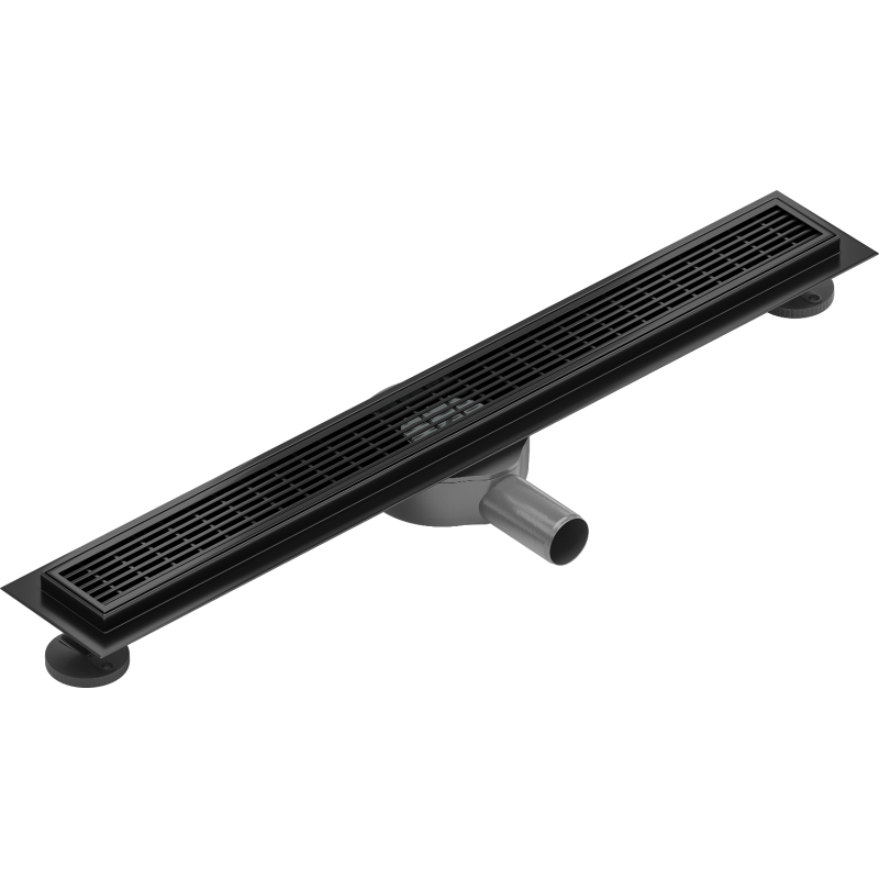 Mexen Flat 360° M33 pasukamas linijinis sifonas 60 cm, juodas - 1733060-40