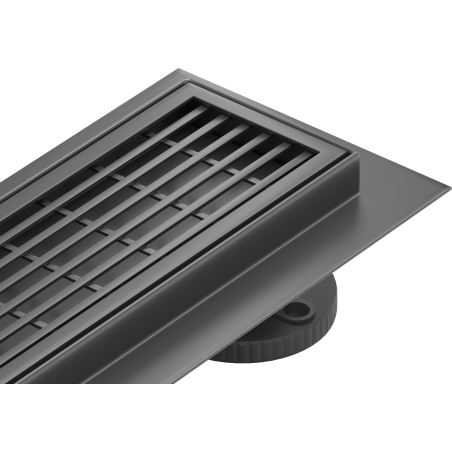 Mexen Flat 360° M33 linijinis sukamasis nutekėjimas 70 cm, juodas - 1733070-40