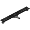 Mexen Flat 360° M33 linijinis rotacinis nutekėjimas 70 cm, Juoda - 1733070-40