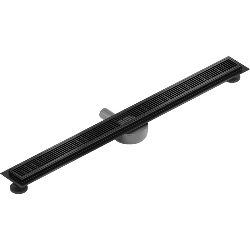 Mexen Flat 360° M33 pasukamas linijinis nutekėjimas 100 cm, juodas - 1733100-40