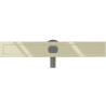 Mexen Flat 360 sukamasis korpusas linijiniam nutekėjimui 50 cm, Auksinė - 1540050