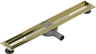 Mexen Flat 360° rotacinis linijinio nutekėjimo korpusas 50 cm, auksinis - 1540050