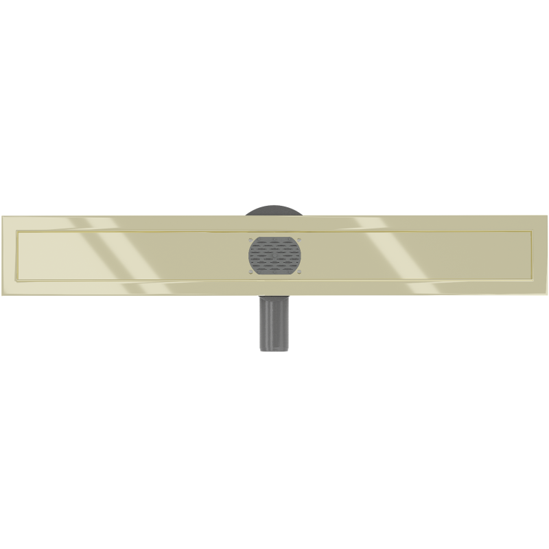 Mexen Flat 360° linijinio nutekėjimo korpus rotacinis 70 cm, auksinis - 1540070