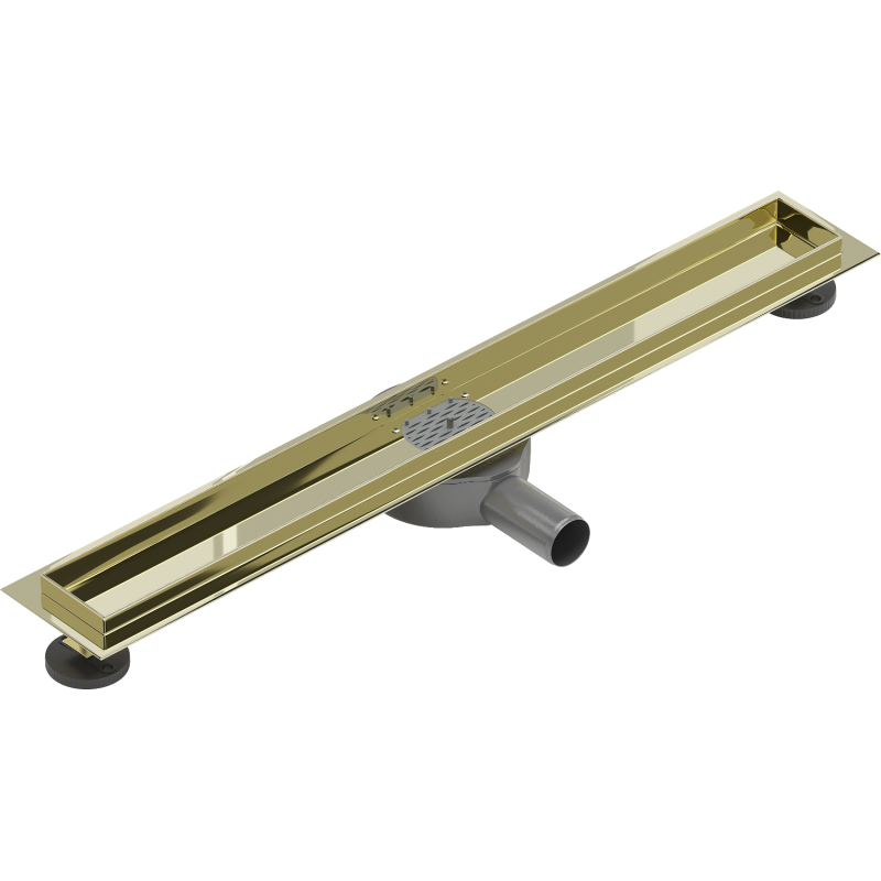 Mexen Flat 360 sukamasis korpusas linijiniam nutekėjimui 70 cm, Auksinė - 1540070