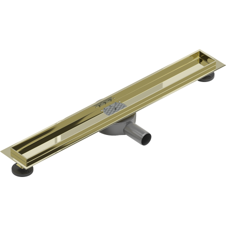 Mexen Flat 360 sukamasis korpusas linijiniam nutekėjimui 70 cm, Auksinė - 1540070