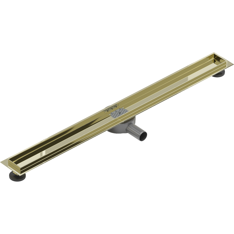 Mexen Flat 360 sukamasis korpusas linijiniam nutekėjimui 80 cm, Auksinė - 1540080