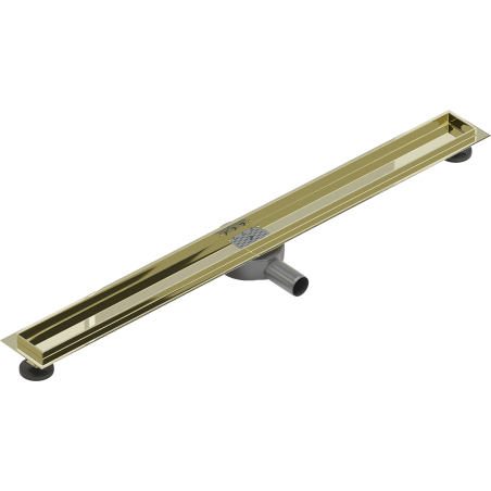 Mexen Flat 360 sukamasis korpusas linijiniam nutekėjimui 90 cm, Auksinė - 1540090