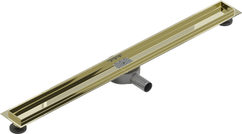 Mexen Flat 360 sukamasis korpusas linijiniam nutekėjimui 100 cm, Auksinė - 1540100