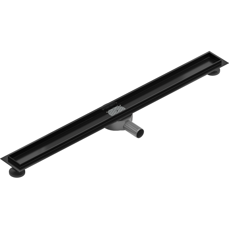 Mexen Flat 360° sukamasis linijinės nutekėjimo korpusas 80 cm, juodas - 1740080