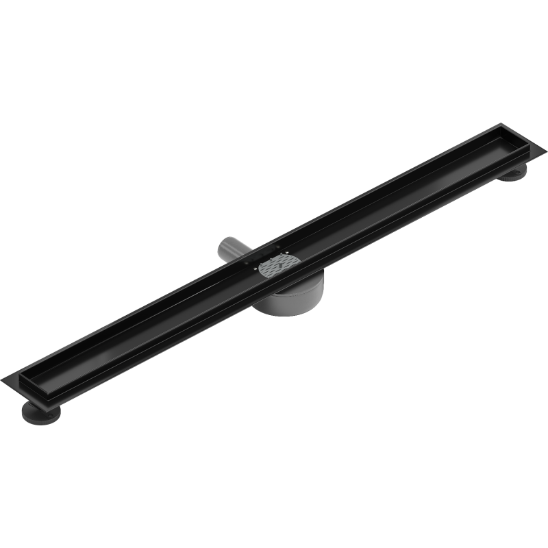 Mexen Flat 360° rotacinis linijinio nutekėjimo korpusas 90 cm, juodas - 1740090