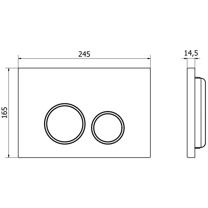 Mexen Fenix 06 nuleidimo mygtukas, auksinis šampano - 600624