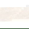 Mexen Oberon Bianco, glazūruotos akmens masės plytelės, pavyzdys rekt. G1, grindų ir sienų plytelės 120 x 60 cm, raižytos