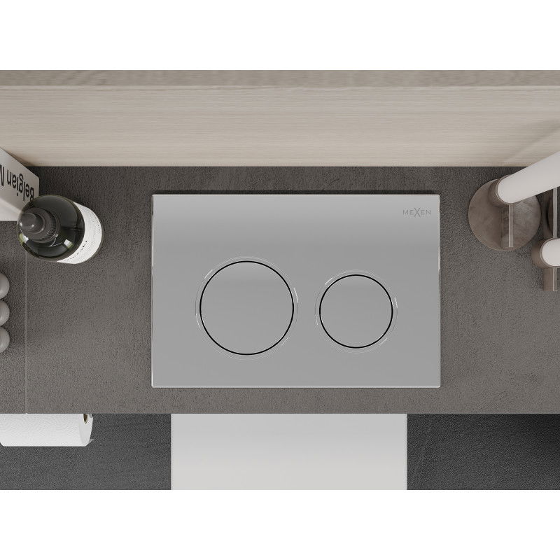 Mexen Fenix 07 XS nuleidimo mygtukas, blizgus chromas - 600701