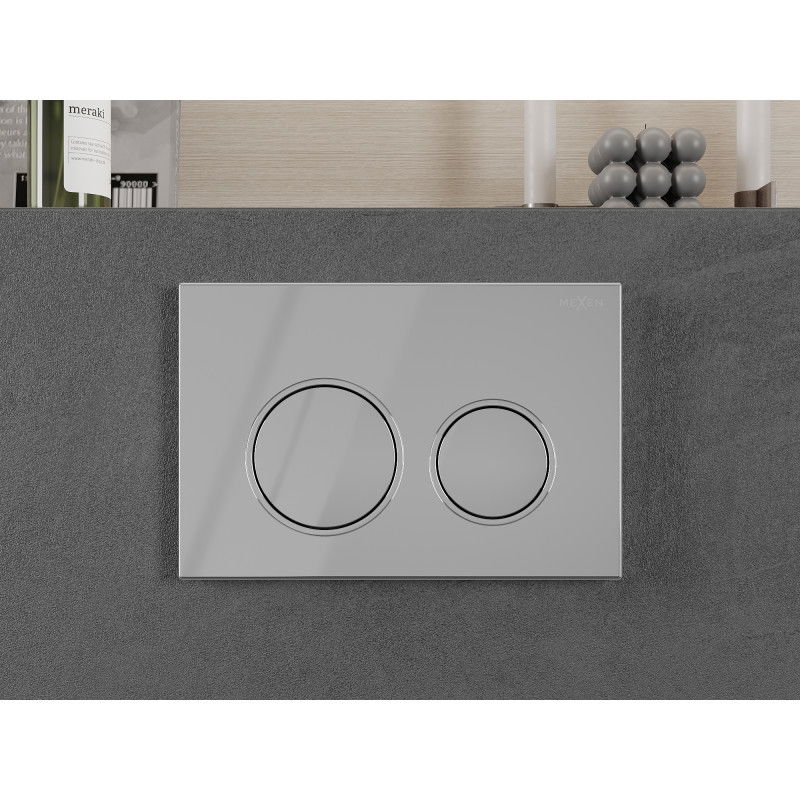 Mexen Fenix 07 XS nuleidimo mygtukas, blizgus chromas - 600701