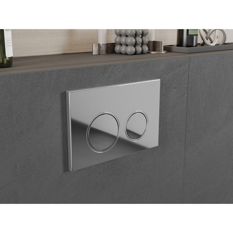 Mexen Fenix 07 XS nuleidimo mygtukas, blizgus chromas - 600701