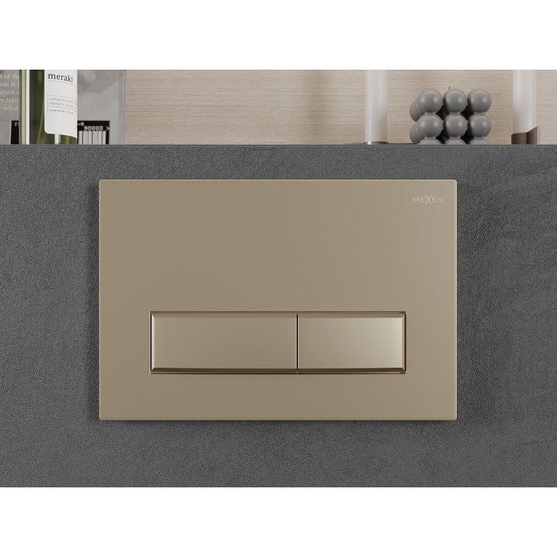 Mexen Fenix 09 nuleidžiamasis mygtukas, auksinis šampaninis - 600904