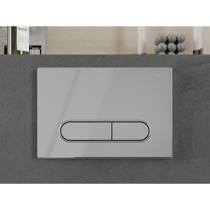 Mexen Fenix 11 nuleidimo mygtukas, blizgantis chromas - 601101