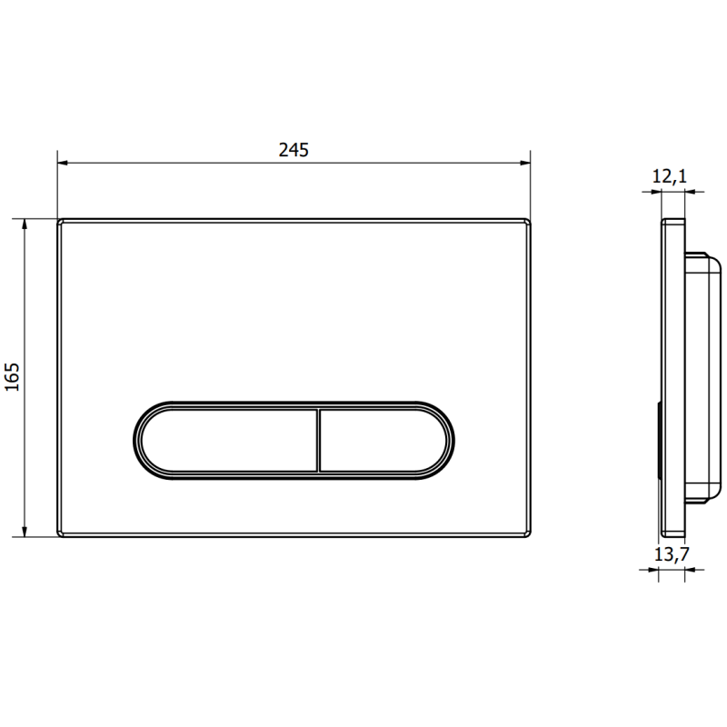 Mexen Fenix 11 nuleidimo mygtukas, auksinis šampanas - 601104