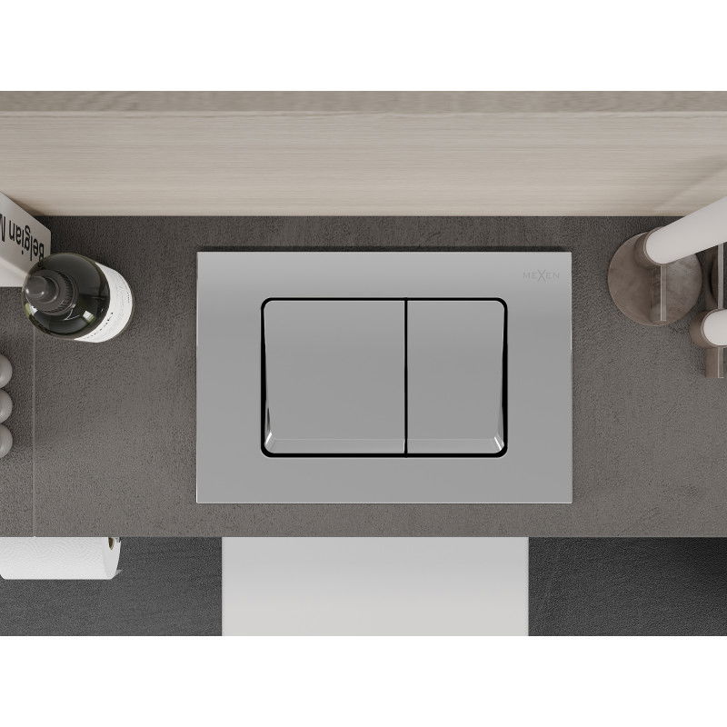 Mexen Fenix 10 XS nuleidimo mygtukas, blizgantis chromas - 601001