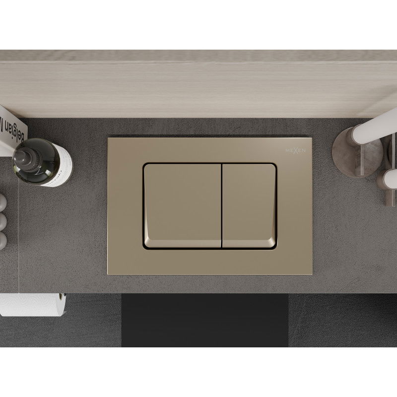 Mexen Fenix 10 XS nuleidimo mygtukas, auksinis šampaninis - 601004