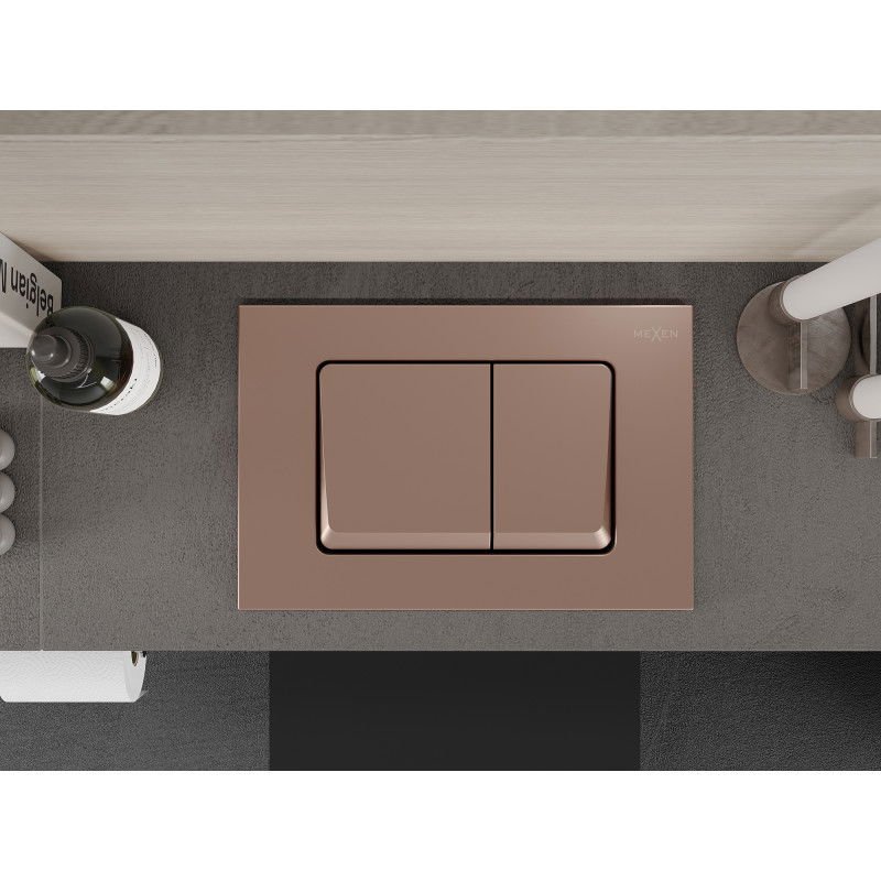 Mexen Fenix 10 XS nuleidimo mygtukas, rožinis auksas - 601005