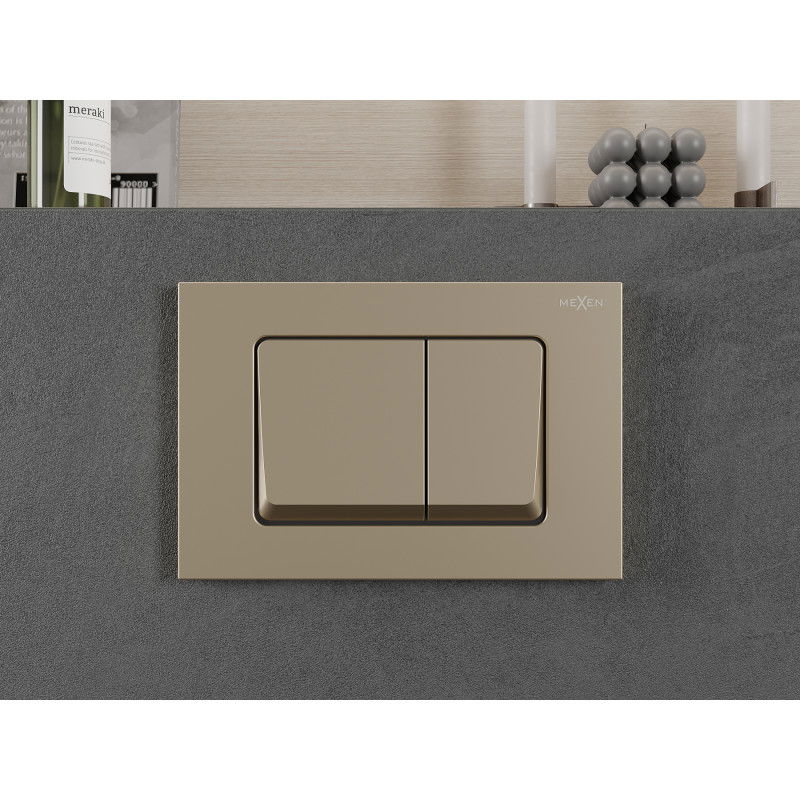 Mexen Fenix 10 XS nuleidimo mygtukas, auksinis šampaninis - 601004