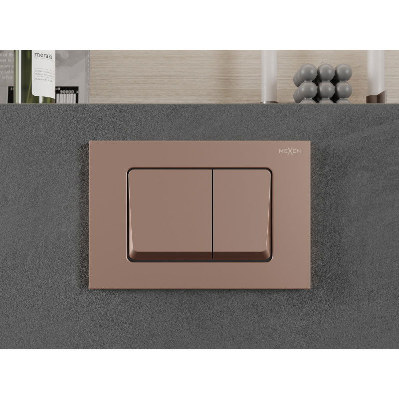 Mexen Fenix 10 XS nuleidimo mygtukas, rožinis auksas - 601005