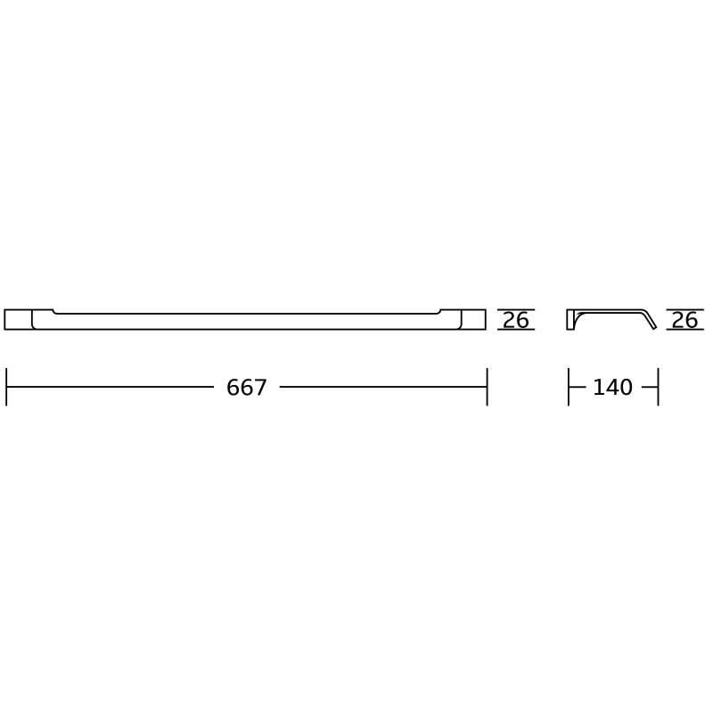 Mexen Rino dvigubas rankšluosčių laikiklis, juodas - 7027025-70