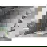 Mexen Mist H T kairysis varstomas dušo kabina 120 x 120 cm, skaidrus, chromas - 8A5T-120-120-01-00-L