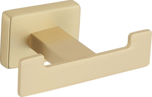 Mexen Arno dvivietis rankšluosčių kabliukas, šlifuotas auksinis - 7020735-55