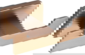 Mexen Arno dvigubas rankšluosčių kabliukas, šlifuota varis - 7020735-65